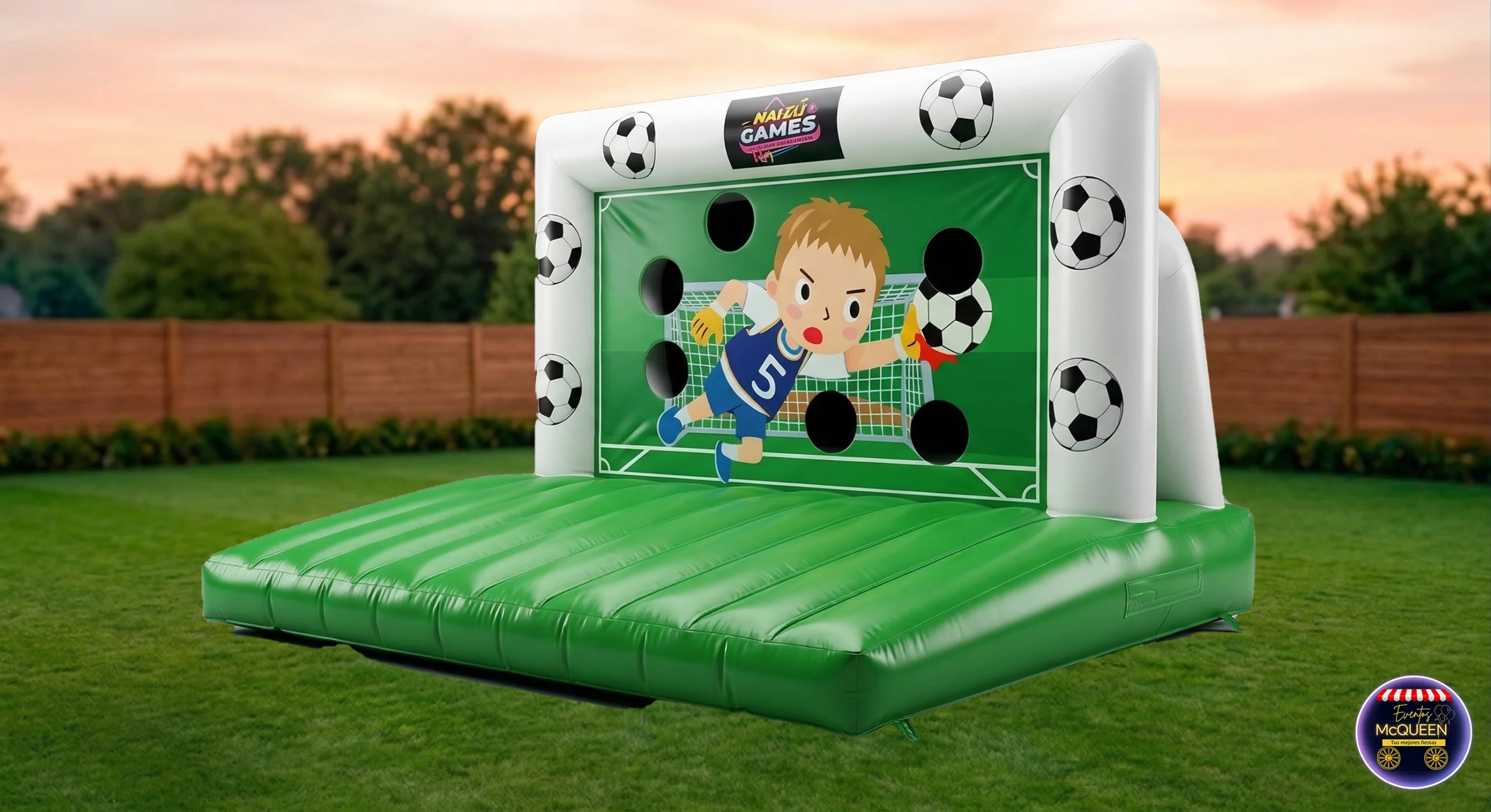 Mete Gol Inflable McQueen